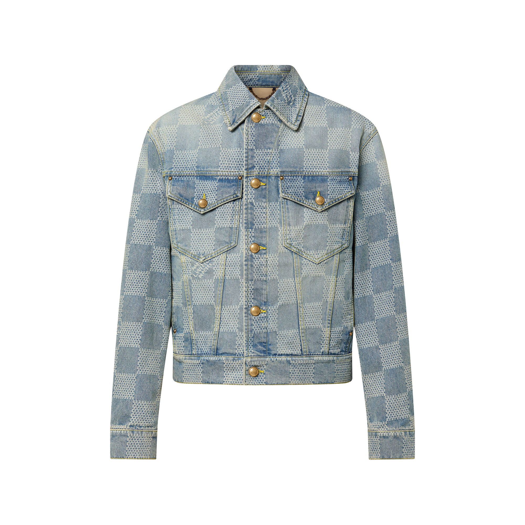 Damier Classic Denim Jacket - Men - Ready-to-Wear | LOUIS
